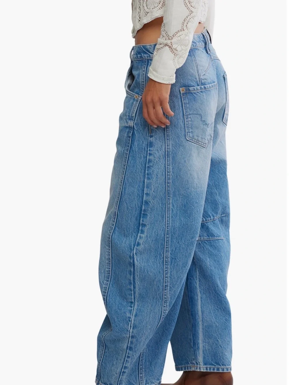 NWT… Free people barrel jeans - Picture 6 of 14